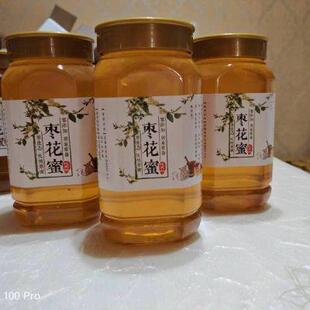 2024年新棗花蜜一公斤瓶 塘自家產蜂蜜濃郁香醇 余季