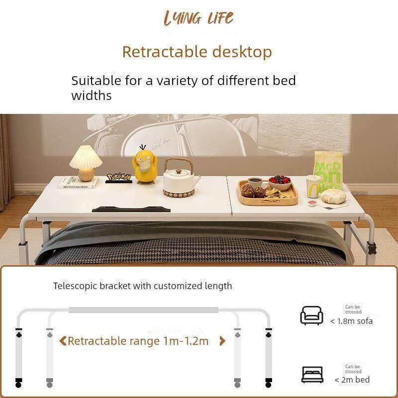 床头柜可移动电脑桌卧室家懒笔记本床桌平躺交叉床桌床头柜