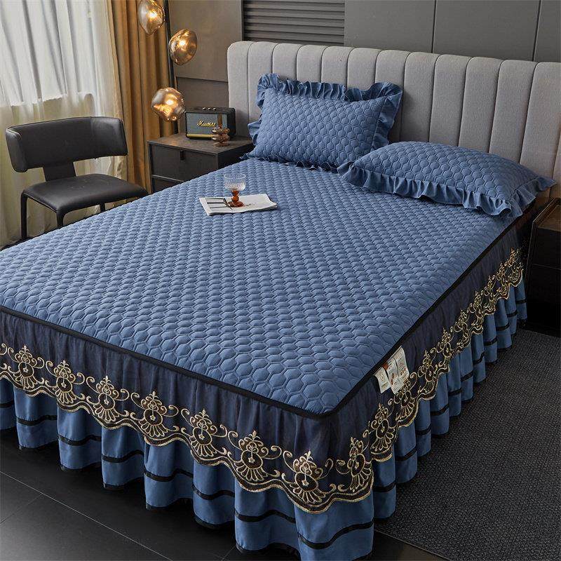 水洗棉床裙床罩一体床笠床单单件四季通用床盖带裙边可拆卸床围裙,床上用品,床裙,淘宝优惠券,粉丝福利购,淘宝优惠卷