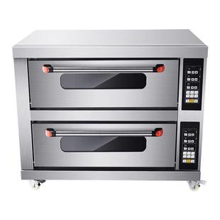 智能电烤箱商用两层两盘电烘炉烤箱大型面包烤炉烘焙蛋糕披萨烘炉