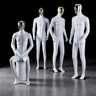 服装店模特道具男装高档全身假人台模特橱窗模特半身模型男模韩版