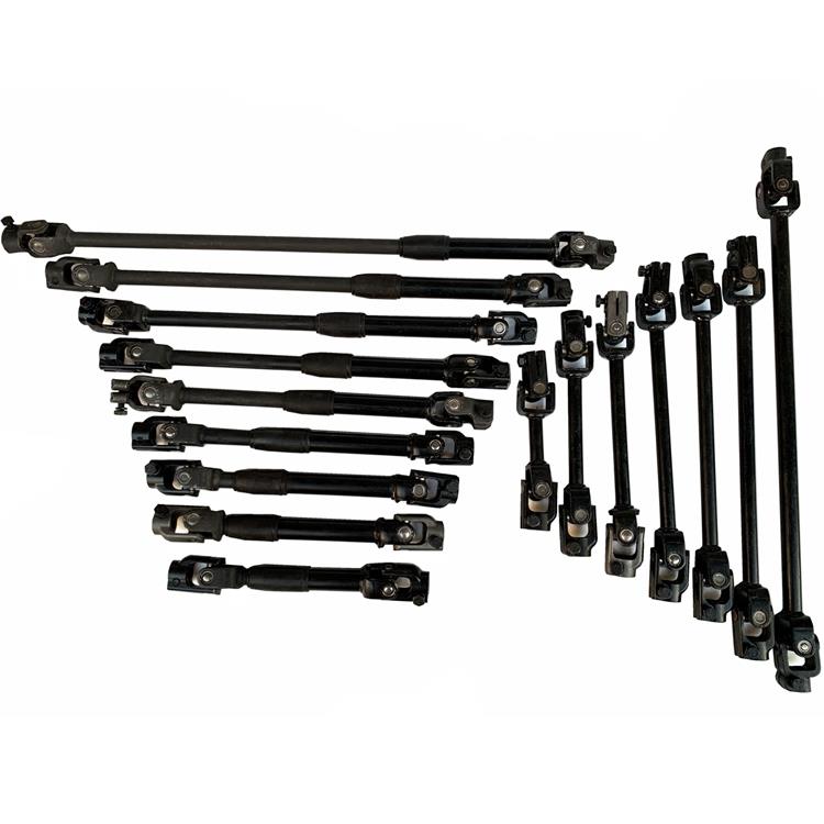 改装电动车钢管车配件 卡丁车方向机方向盘连接伸缩万向节转向轴