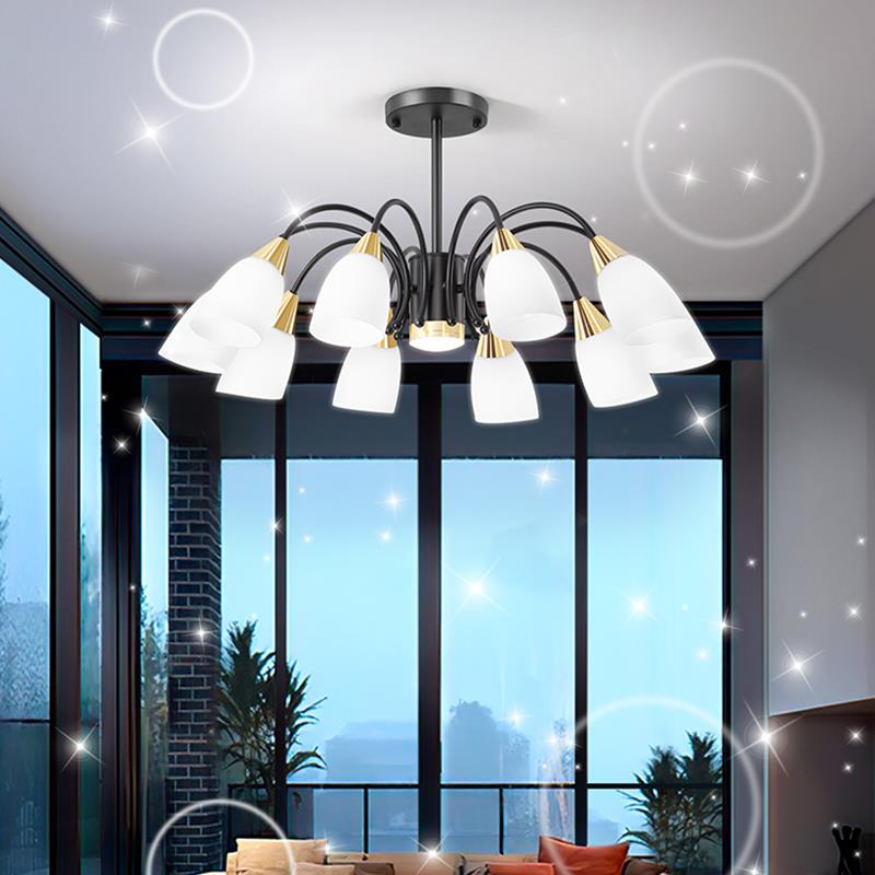 客厅主灯吊灯北欧轻奢风现代简约2024年新款创意网红餐厅大厅灯具