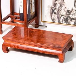 刺猬紫檀红木炕桌炕几中式矮桌罗汉床脚踏榻榻米桌卯榫实木底座