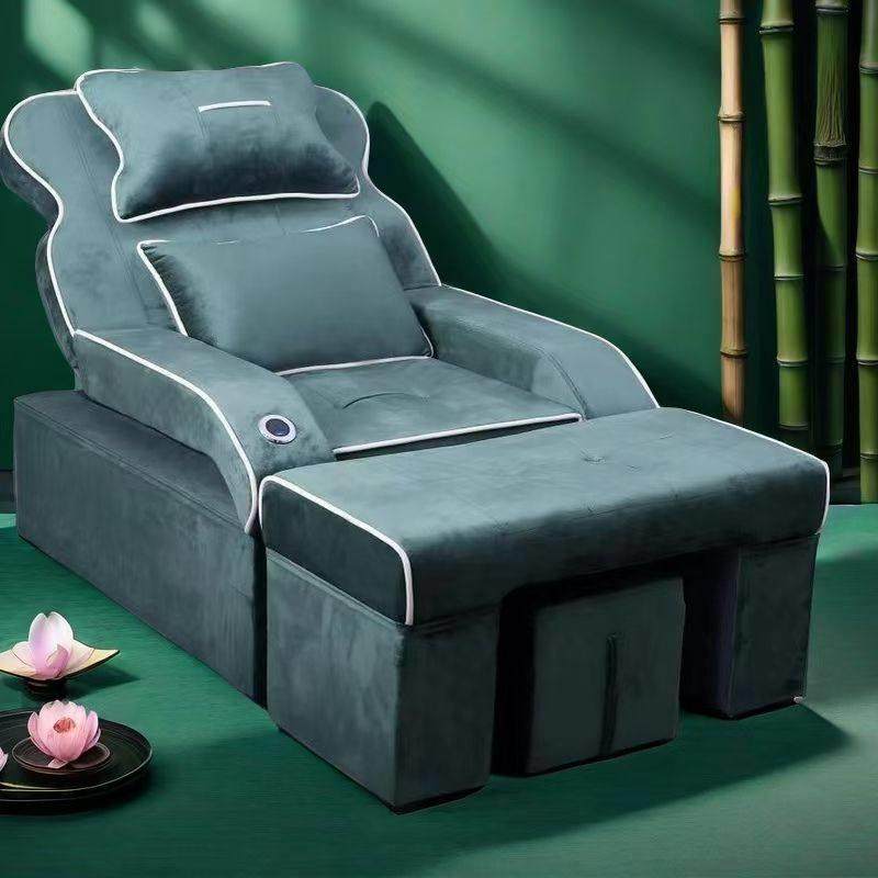 电动足疗按摩床足浴沙发椅床美甲美睫椅子足疗床洗脚躺椅足浴床