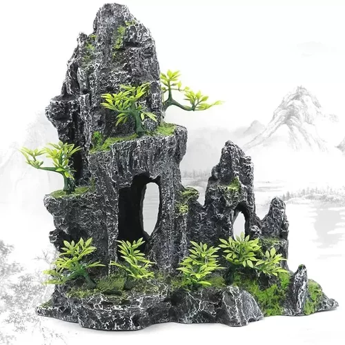 装饰摆件客厅家居饰品房屋建筑树脂创意吸水石上水石假山盆景造