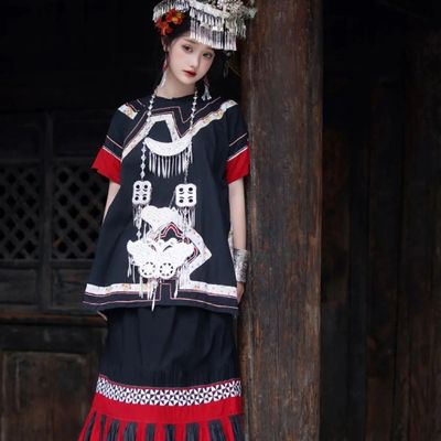 新款火把节彝族少数民族特色服装