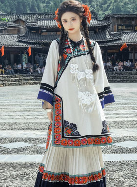新款凉山少数民族彝族特色服装