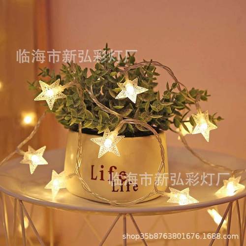 星星灯串串彩灯婚庆节日灯串网红led房间装饰星星灯串装饰