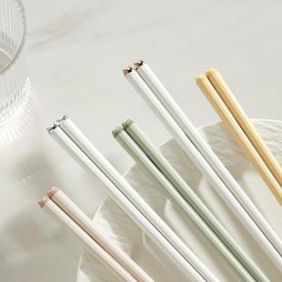 家用厨房用品创意卡通造型合金筷厨房餐具一人一筷轻奢风筷子
