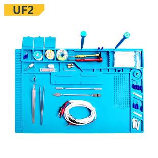 手机电脑维修工作台隔热垫防静电台垫耐高温防烫带磁性螺丝位垫子