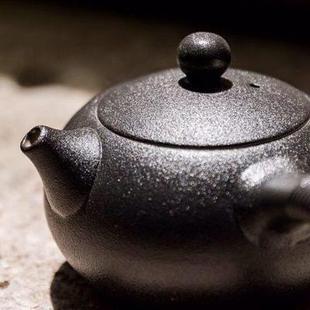 黑陶功夫茶具茶壶家用会客厅侧把单壶泡茶器长柄西施煮茶防烫陶瓷