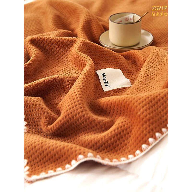 高端华夫绒毛毯2025新款牛奶珊瑚绒办公室午睡盖毯沙发毯子秋冬季,床上用品,休闲毯/毛毯/绒毯,淘宝优惠券,粉丝福利购,淘宝优惠卷