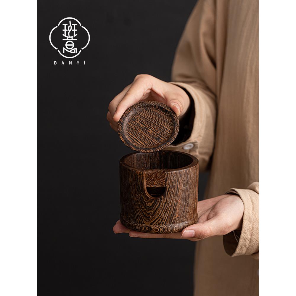 乌木鸡翅红木创意茶垫保温垫茶壶垫杯垫碟原装实木功夫茶道