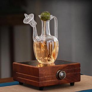 高端家用 小青柑专用泡茶壶玻璃耐高温煮茶器电陶炉烧水壶茶具套装