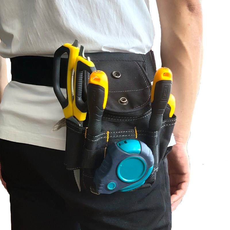 HV有盖耐磨电工腰包多功能工具包家电五金维修加厚牛津立体式工具