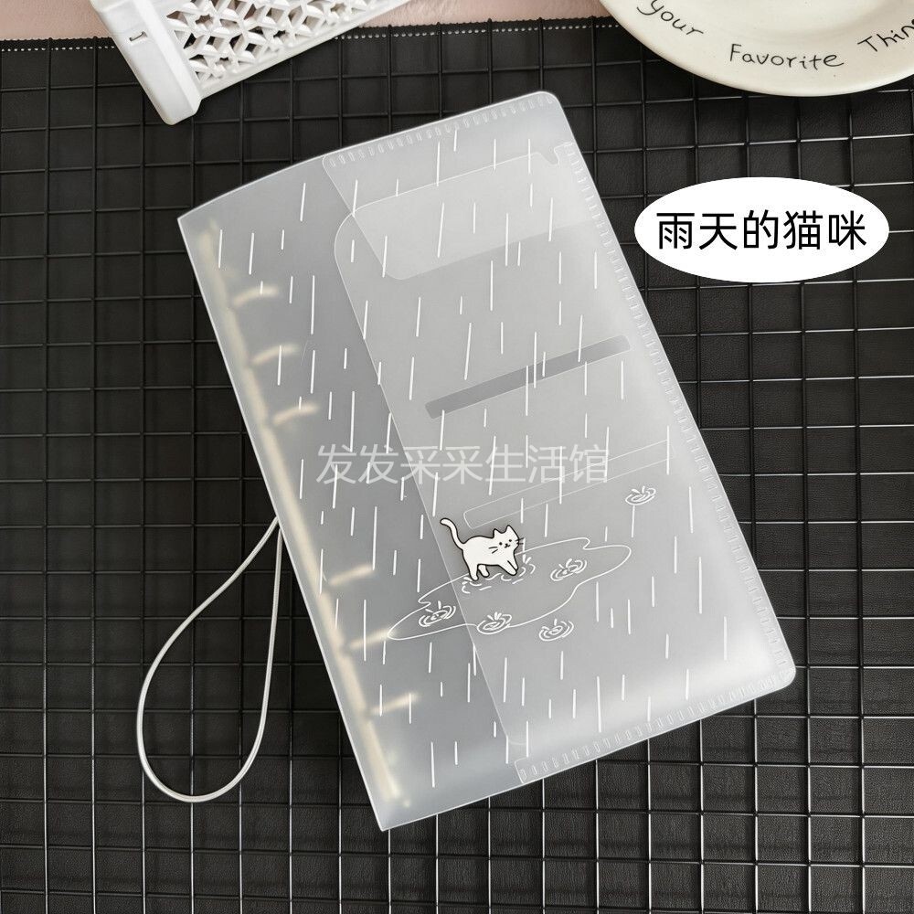 a6per活页外壳磨砂印刷侧兜图片