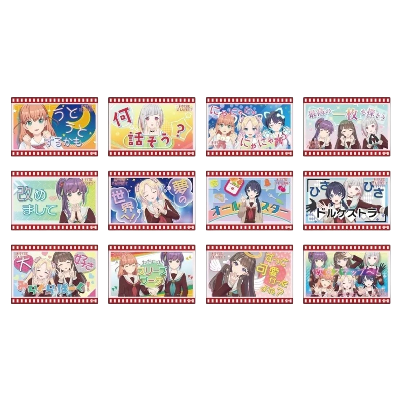 日谷正版盲袋 莲之空 With MEETS vol2.方形吧唧 动漫 周边 谷子