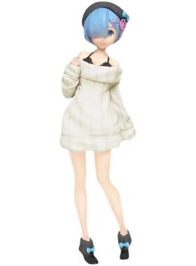 日版盒压 TAITO 雷姆 针织连衣裙白色 从零开始的异世界 景品手办