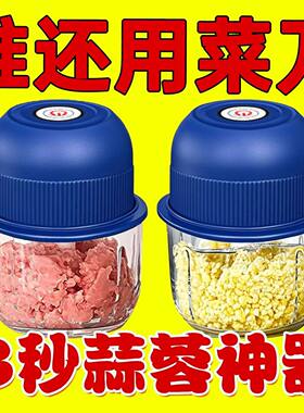 电动蒜蓉捣碎器绞蒜打蒜神器