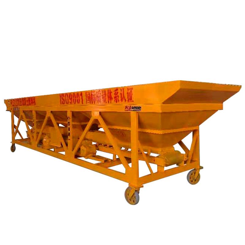 PLD600全自动两仓建筑工程混凝土配料机沙石传送带式搅拌站配料仓