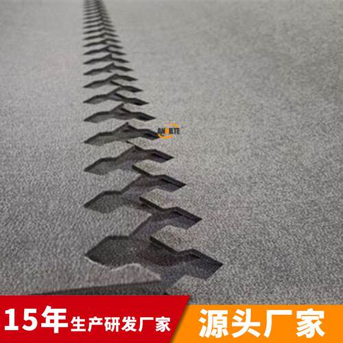 安耐厂家毛毡4.0mm振动刀毛毡切割机布台灰色双面毛毡垫透气