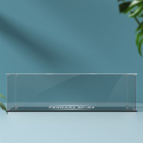 热销积木盒子42207法拉利F1赛车展示盒积木收纳盒防尘罩螺丝安装