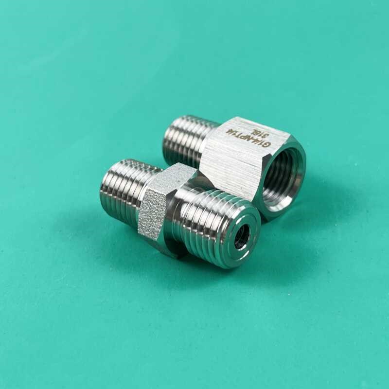 热销316L不锈钢转接头1/4NPT转G1/4外螺纹/内螺纹  G5/8 G1/2