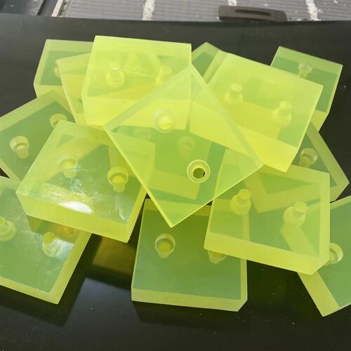 热销聚氨酯板加工优力胶板定制垫圈PU板棒减震垫片牛筋防撞块任意