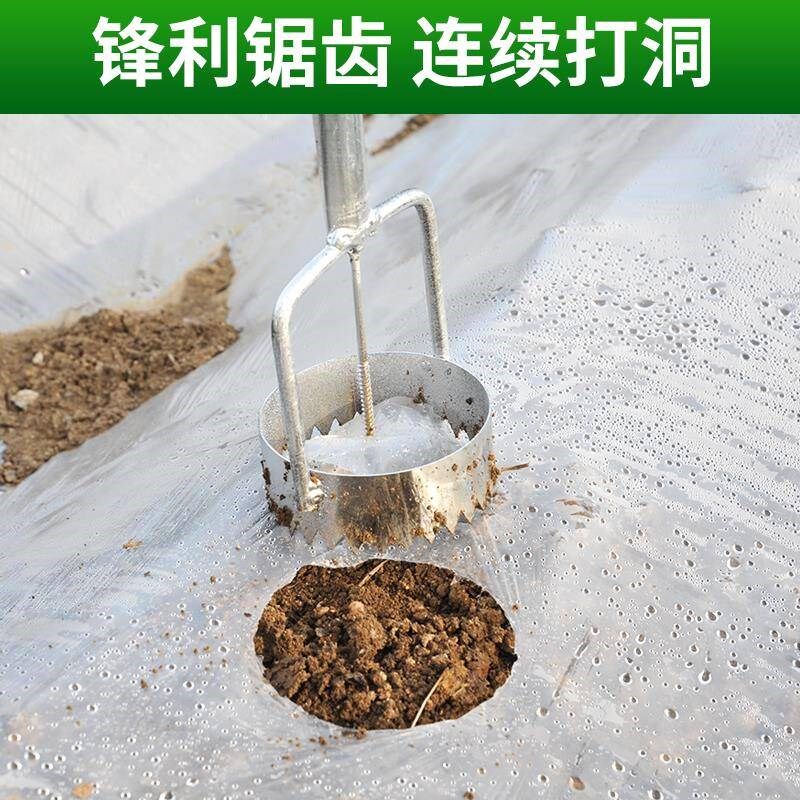 热销地膜打孔器打洞神器破膜种植开孔戳膜大棚扎眼打眼农用具西瓜