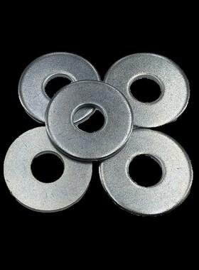 热销国标镀蓝白锌加大平垫圈平垫片华丝M45681012141618202427303