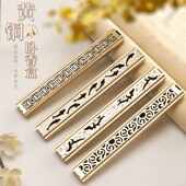 热销铜镂空香炉家用沉檀香线卧香炉盒茶室内客厅送礼家居饰品桌摆