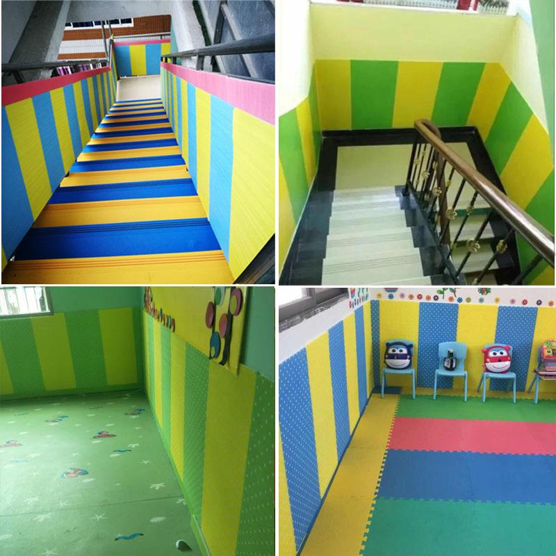 GZ6M幼儿园护墙裙板儿童防撞墙贴软包宝宝墙围墙纸海绵泡沫垫墙面