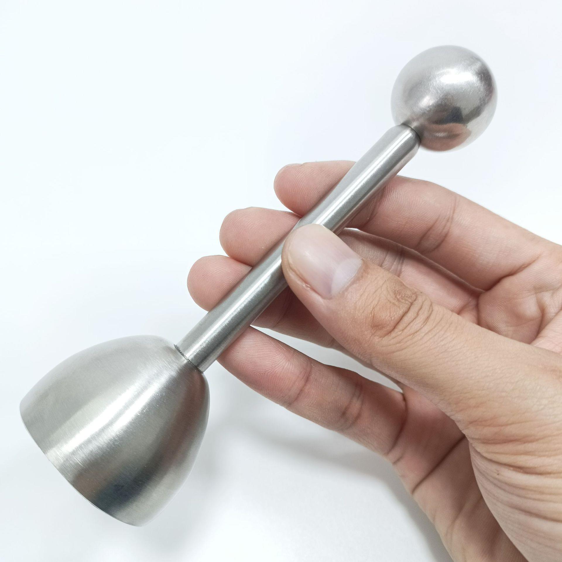 304不锈钢创意弹力开蛋器家用鸡蛋敲切割器厨房糯米蛋制作小工具