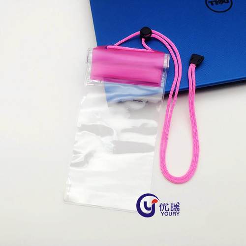 防水袋厂家优瑞透明手机防水袋三道防水手机防水袋