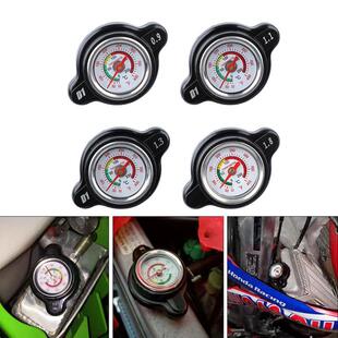 摩托车越野改装通用水箱盖1.8带水温表测温度1.1压力盖温度计1.3