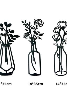 跨境金属工艺品铁艺花墙壁装饰墙壁艺术装饰品墙壁雕塑客厅装饰