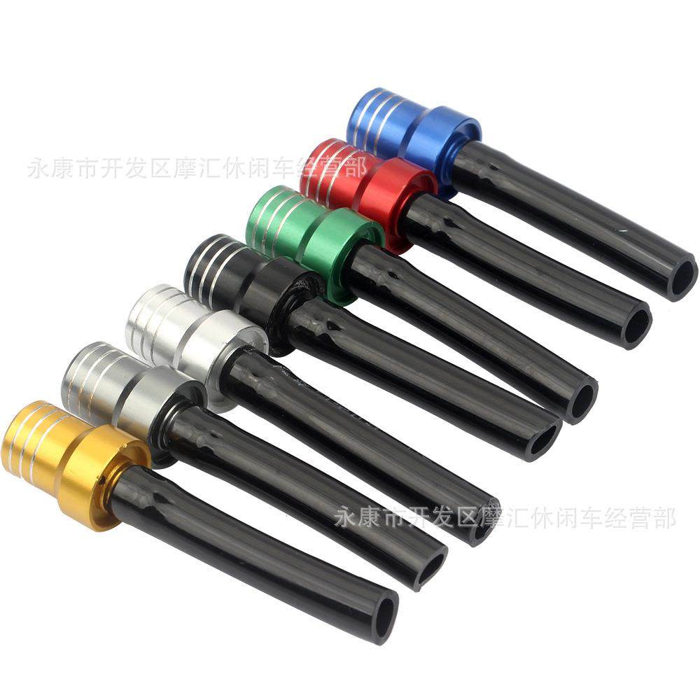 越野摩托车ATV沙滩车配件 塑料油箱盖CNC透气帽通气帽黑色管单向