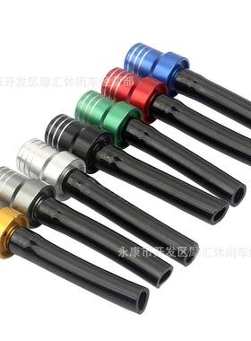 越野摩托车ATV沙滩车配件 塑料油箱盖CNC透气帽通气帽黑色管单向