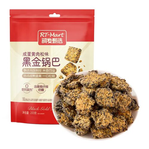 RT-Mart咸蛋黄肉松味锅巴200g