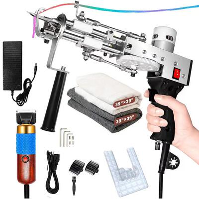 现货簇绒枪套装地毯电针地毯枪簇绒枪tuftinggun地毯电枪