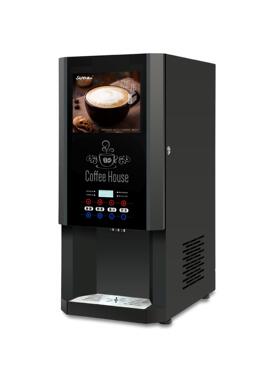 30SCW-L三料机商用速溶咖啡机办公室咖啡机使用速溶粉带播放器广