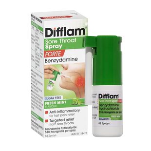 Difflam抗菌止痛喷雾扁桃体咽喉咙口腔专用药镇痛舒缓加强版15ml