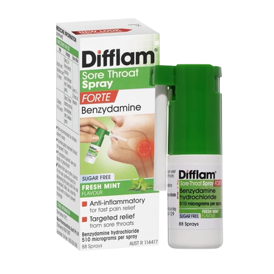 Difflam抗菌止痛喷雾扁桃体咽喉咙口腔专用药镇痛舒缓加强版15ml