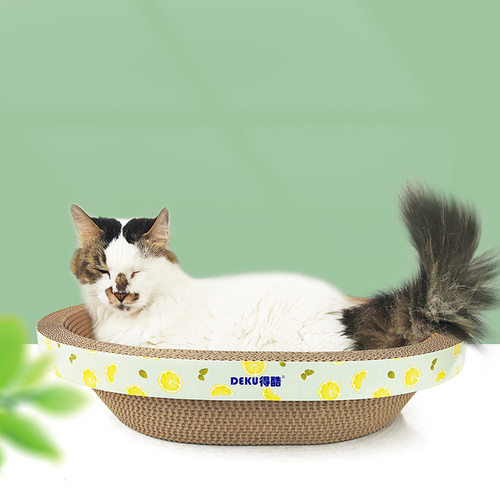 Big特大号猫抓板窝纸壳猫窝猫碗型瓦楞纸猫咪磨爪玩具