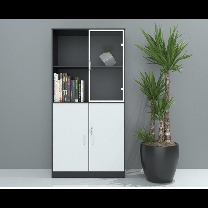 热销办公家具档案柜文件柜矮柜办公柜子资料柜板式木质储物柜组合