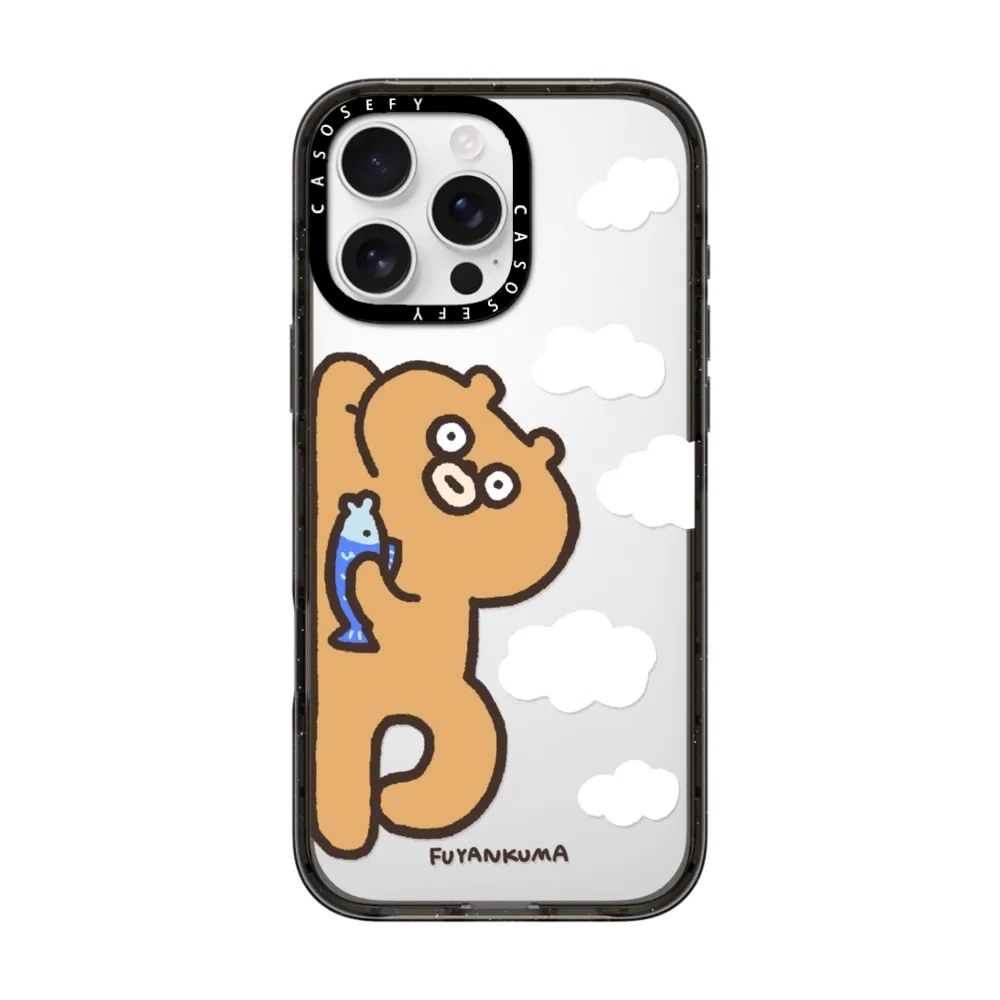 CASE摸鱼敷衍熊FUYANKUMA苹果手机壳iphone11 12 13 14 15 16promax新款外壳高级感小众磁吸2025网红爆款