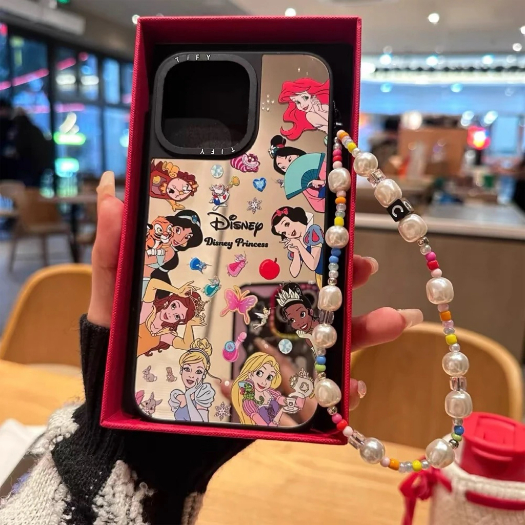 caseti联名迪士尼公主小矮人fy苹果手机壳iphone11 12 13 14 15 16promax磁吸新款2025网红爆款全包保护套