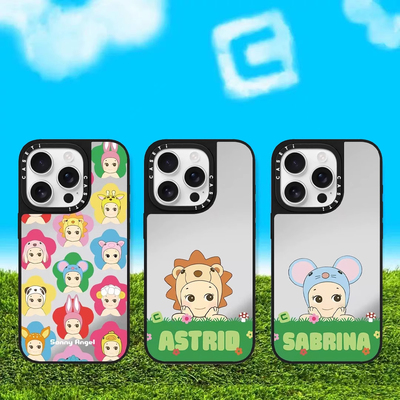 caseti联名SonnyAngel桑尼天使宝宝fy苹果手机壳iphone11121314 15 16promax磁吸新款2025网红爆款全包保护套
