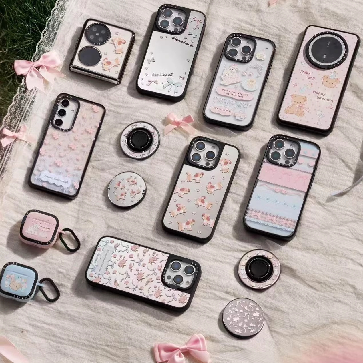 CASE森林早报第二弹咩咩春游苹果手机壳iphone11 12 13 14 15 16promax新款外壳高级感小众磁吸2025网红爆款